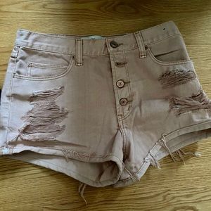 Abercrombie’s high rise shorts